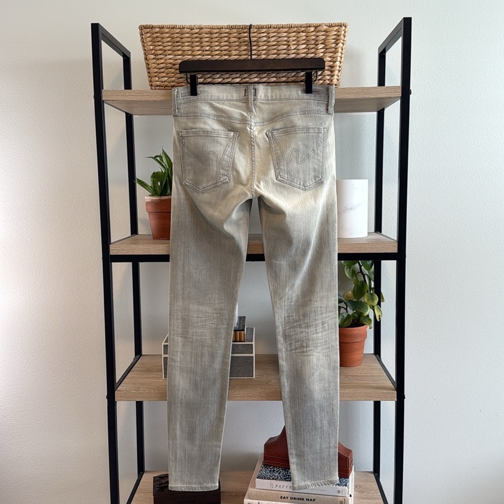 Citizens Of Humanity Mid-Rise Avedon Skinny Leg Gray Jeans, 31 - Picture 4 of 9